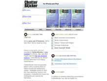 Tablet Screenshot of chatterblocker.com